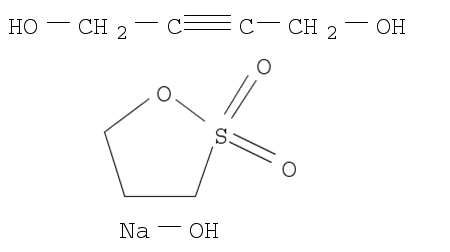 Reaction Products Of 2-Butyne-1,4-Diol With Propane Sultone And Caustic Soda